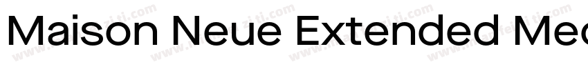 Maison Neue Extended Medium字体转换